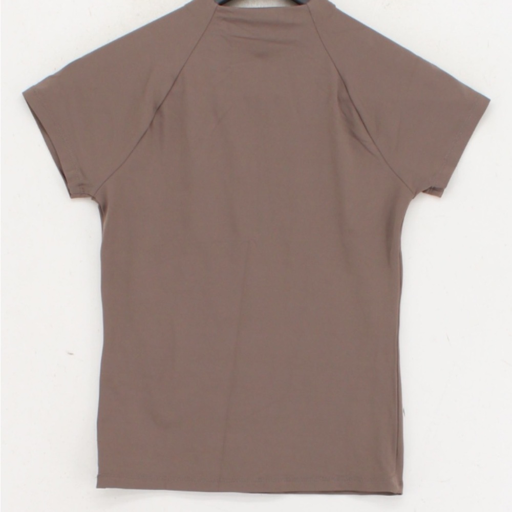 ZARA Brown Short Sleeve Top